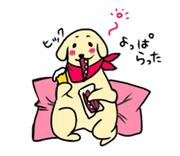Golden Retriever PINKY sticker #10510712