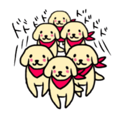Golden Retriever PINKY sticker #10510715