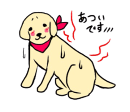 Golden Retriever PINKY sticker #10510716