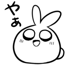 The PUNIPUNI rabbit sticker #10511840