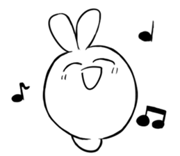 The PUNIPUNI rabbit sticker #10511847