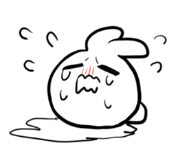 The PUNIPUNI rabbit sticker #10511850