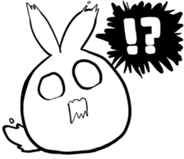 The PUNIPUNI rabbit sticker #10511853
