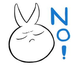 The PUNIPUNI rabbit sticker #10511857