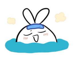 The PUNIPUNI rabbit sticker #10511863