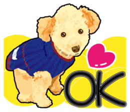 Exciting toy poodie sticker #10512602