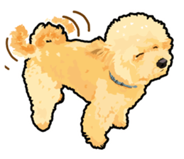 Exciting toy poodie sticker #10512626