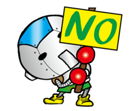 Primary schoolchild robot Takashi sticker #10512684