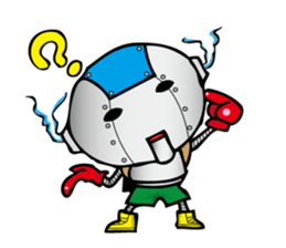 Primary schoolchild robot Takashi sticker #10512685