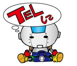 Primary schoolchild robot Takashi sticker #10512693