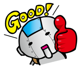 Primary schoolchild robot Takashi sticker #10512698