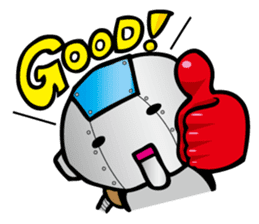 Primary schoolchild robot Takashi sticker #10512698