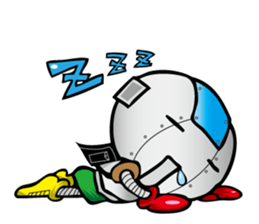 Primary schoolchild robot Takashi sticker #10512705