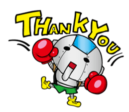 Primary schoolchild robot Takashi sticker #10512711