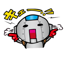 Primary schoolchild robot Takashi sticker #10512719