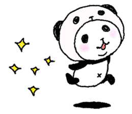Panda in panda 9 sticker #10513040