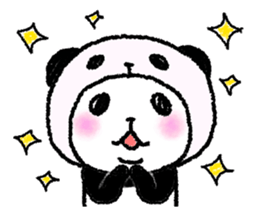 Panda in panda 9 sticker #10513041