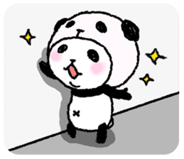 Panda in panda 9 sticker #10513045