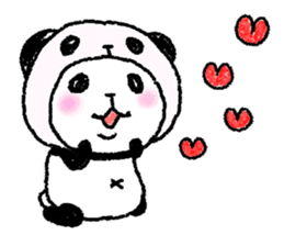 Panda in panda 9 sticker #10513047