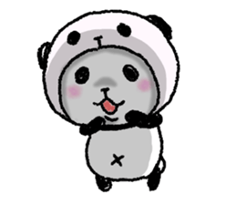 Panda in panda 9 sticker #10513048