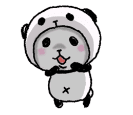 Panda in panda 9 sticker #10513048