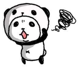 Panda in panda 9 sticker #10513049