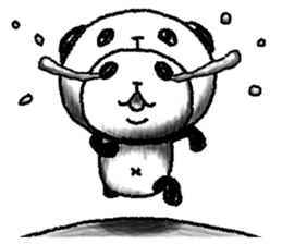 Panda in panda 9 sticker #10513055