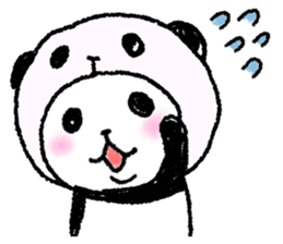 Panda in panda 9 sticker #10513059