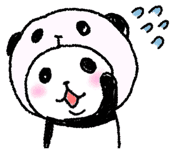 Panda in panda 9 sticker #10513059