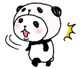 Panda in panda 9 sticker #10513060
