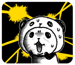 Panda in panda 9 sticker #10513063