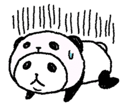 Panda in panda 9 sticker #10513064
