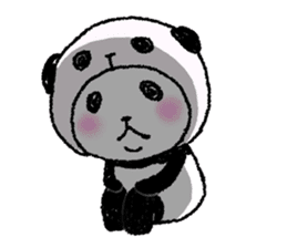 Panda in panda 9 sticker #10513065