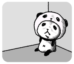 Panda in panda 9 sticker #10513067