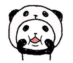 Panda in panda 9 sticker #10513069