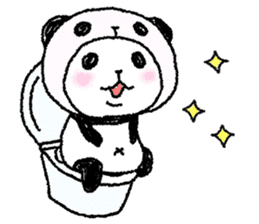 Panda in panda 9 sticker #10513073