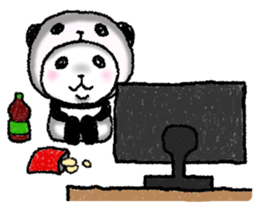 Panda in panda 9 sticker #10513075