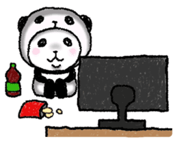 Panda in panda 9 sticker #10513075