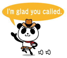 COWBOY PANDA 2 (English ver.) sticker #10513630