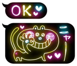 Neon Art 1 sticker #10513736