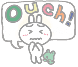 Funky bunny sticker #10514097