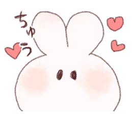 Plump rabbit! sticker #10514482