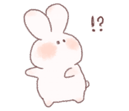 Plump rabbit! sticker #10514497