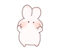 Plump rabbit! sticker #10514503