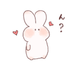 Plump rabbit! sticker #10514510