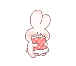 Plump rabbit! sticker #10514513
