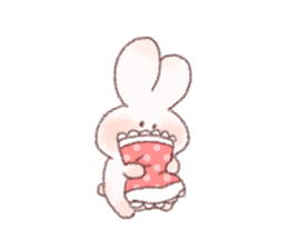 Plump rabbit! sticker #10514513