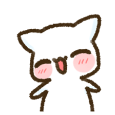 Fluffy cat! sticker #10514600