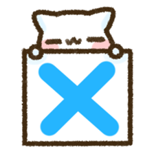 Fluffy cat! sticker #10514603