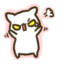 Fluffy cat! sticker #10514606